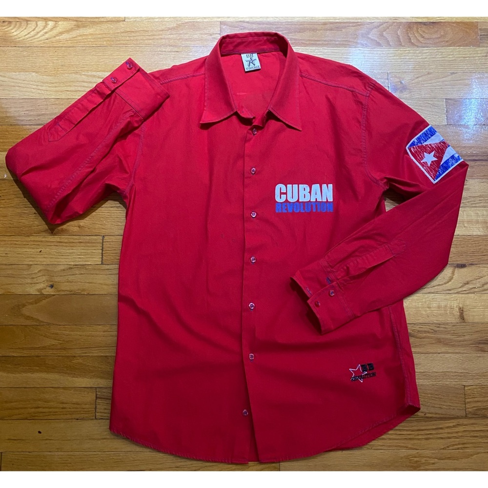 Mens Vintage Che Guevera Buttoned Shirt - Size Large